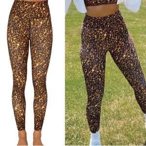 We Wore What High Waist Leggings Multi Animal Print Size L
